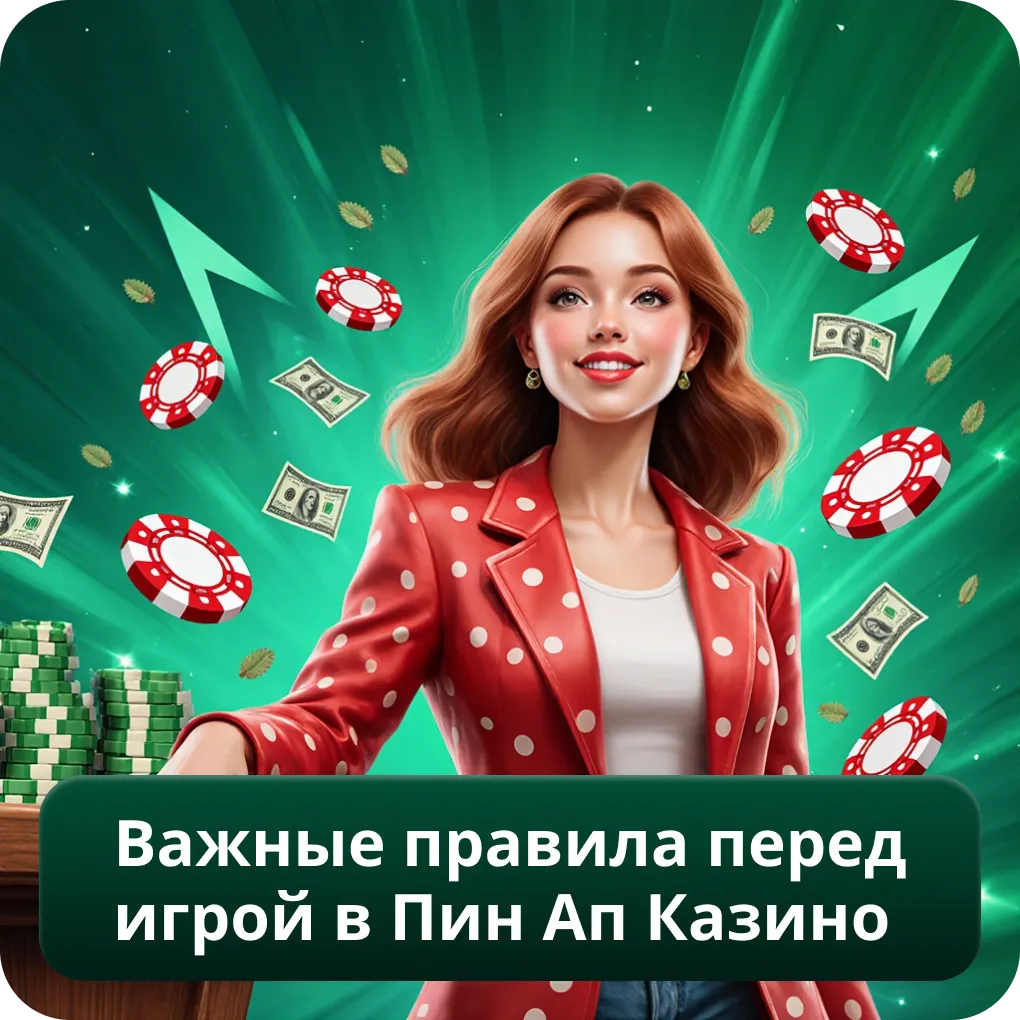 Важные правила перед игрой в Пин Ап Казино